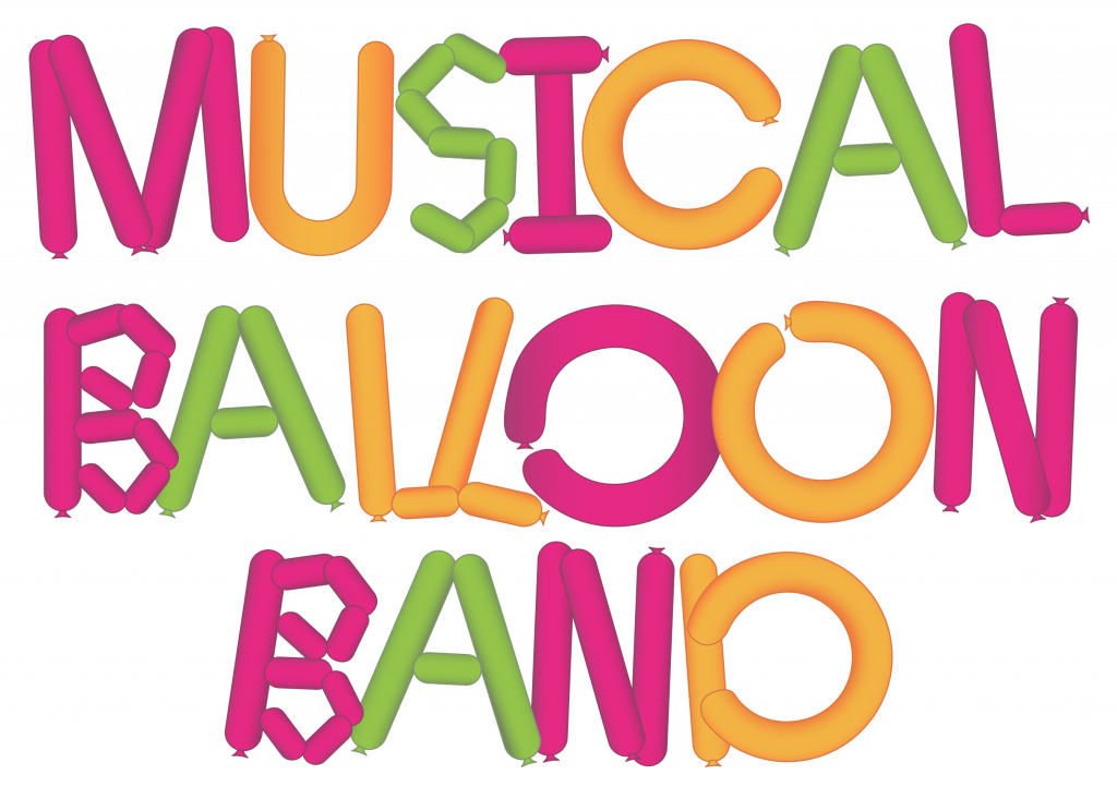 Musical Balloon Band Pink Orange Green Logo