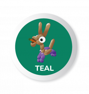 Teal Button